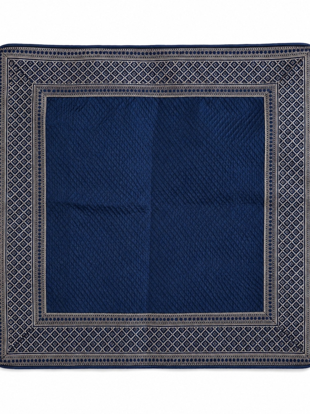 J. Queen New York Royal Blue Euro Sham 25x25 NWT Luxury Bedding